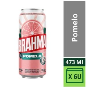 CERVEZA BRAHMA POMELO 473CC
